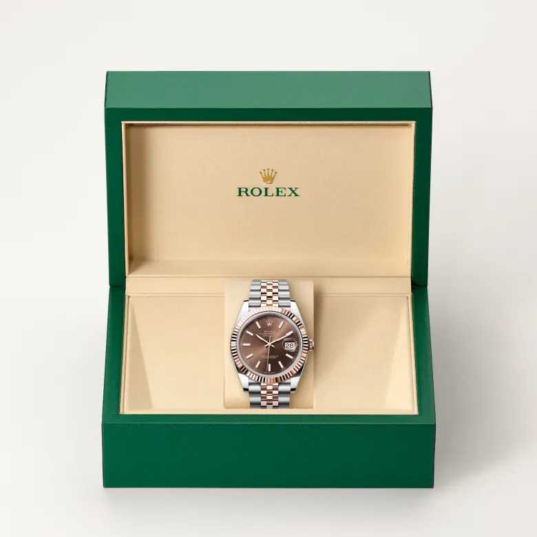 Rolex Datejust 41 Everose Gold Rolesor Oystersteel, M126331-0002